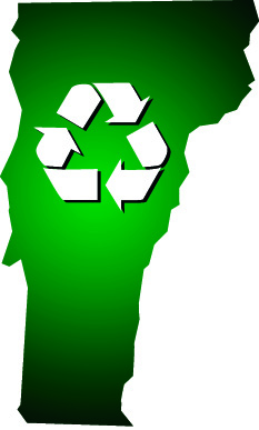 Vermont Recycle Map Gradient